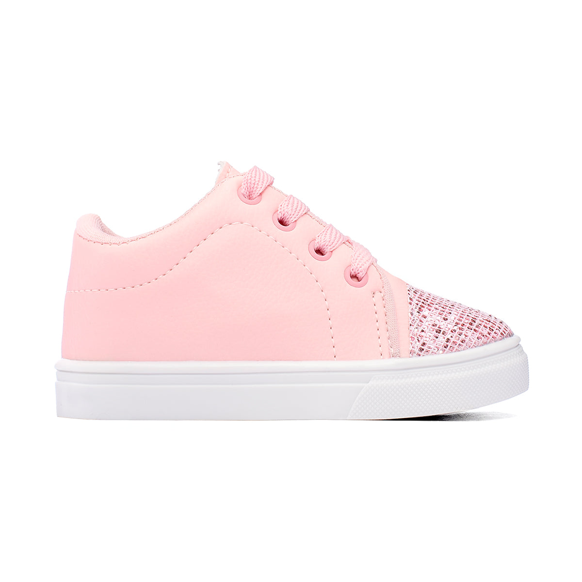 Tênis Infantil Feminino Basico para Menina Funfy Shine Branco 213