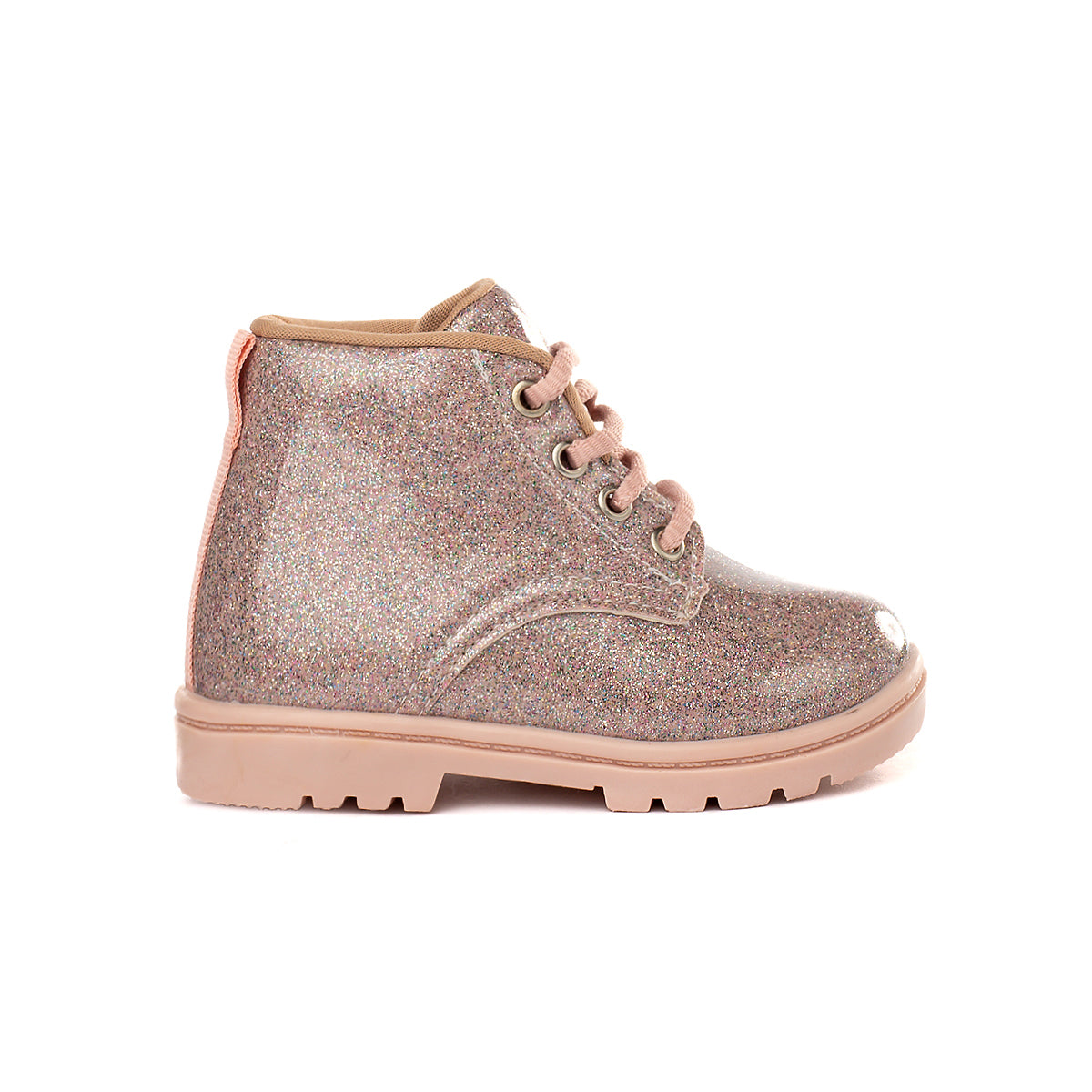 Bota Infantil Feminina Funfy Glitter Bege 2000G