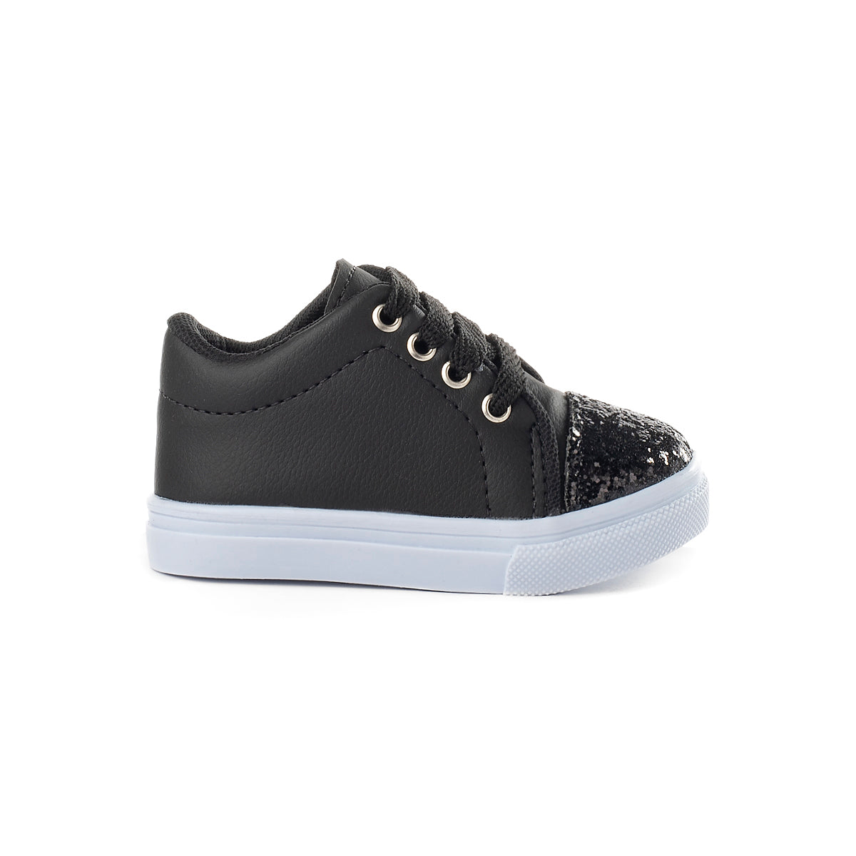 Tênis Infantil Feminino Basico para Menina Funfy Shine Branco 213