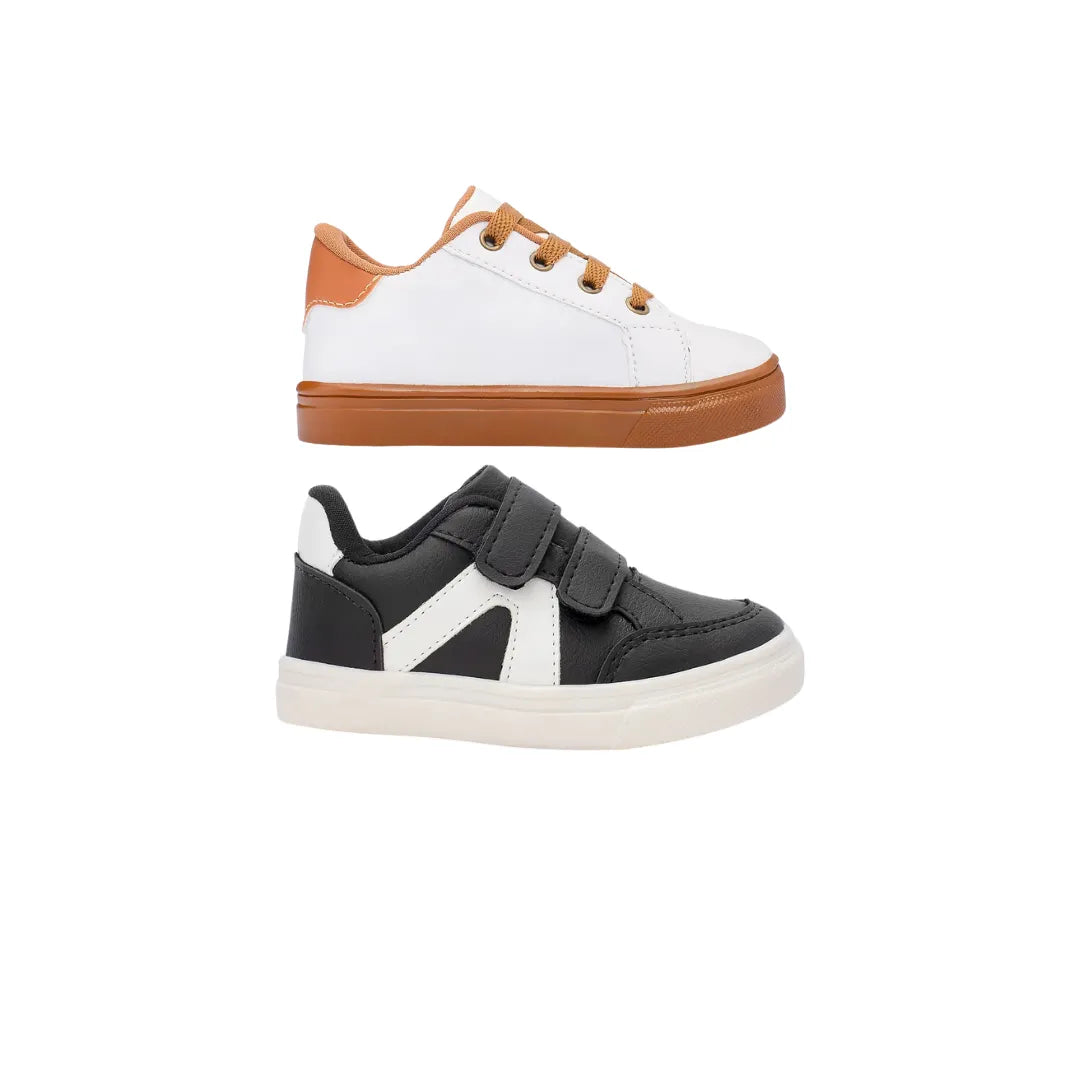 Combo 2 Tenis Masculino Infantil Confortáveis e Leves Menino Funfy