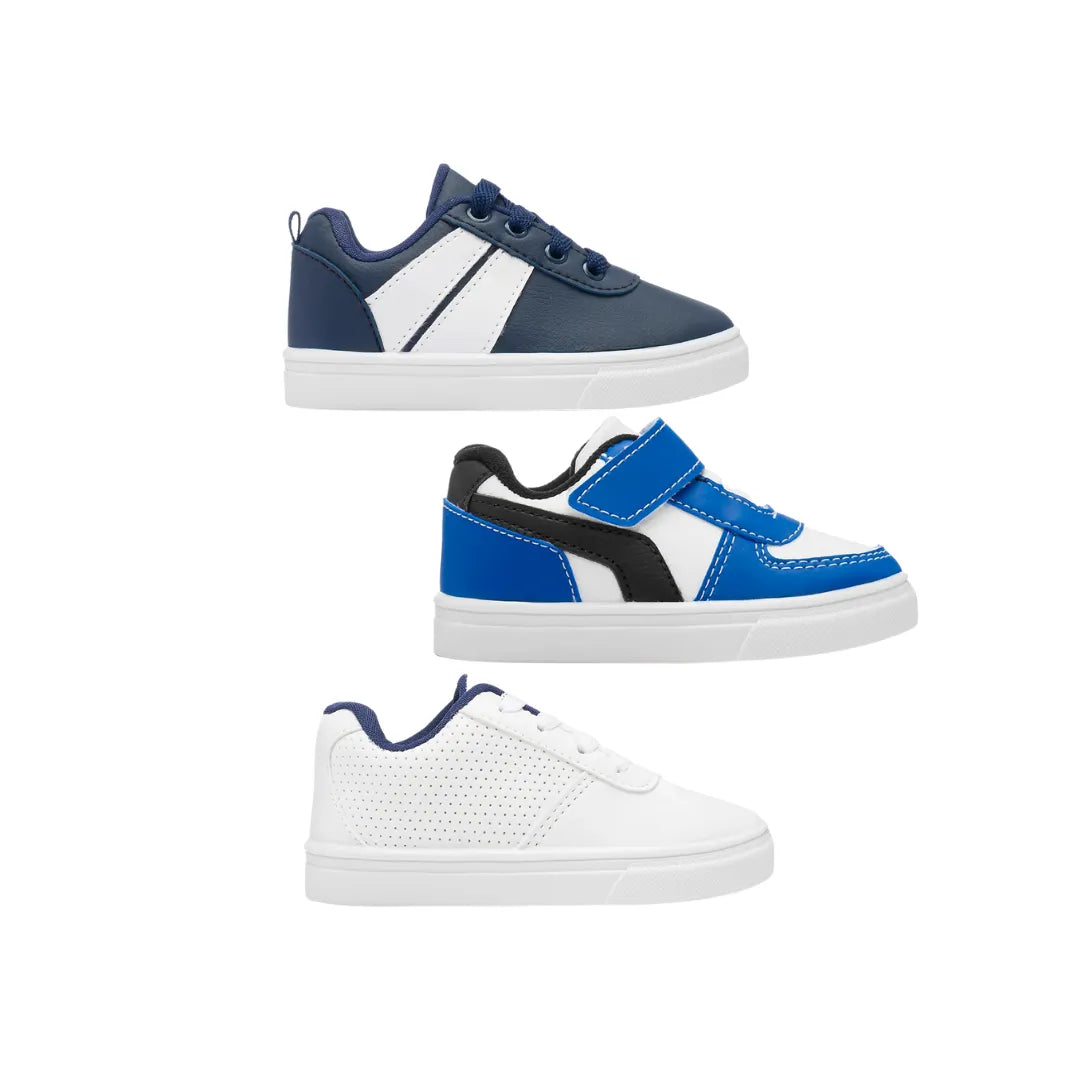 Super Combo 3 Tenis Masculinos Infantis Coloridos Menino  Funfy